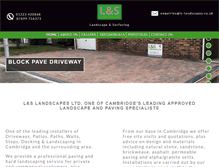 Tablet Screenshot of ls-landscapes.co.uk